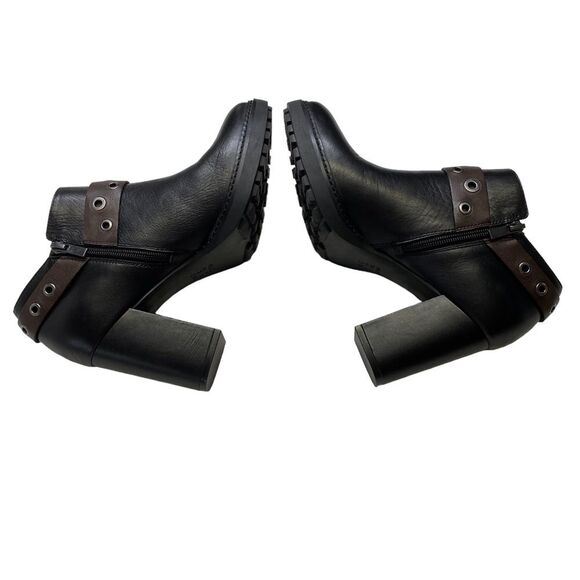 NWOT Naturalizer Women's Cassia Ankle Booties Platform Block Heel, Size 8.5 - Picture 2 of 6